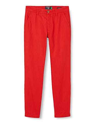 Dockers Damskie spodnie weekendowe chinosy slim, Cherry Bomb, 26