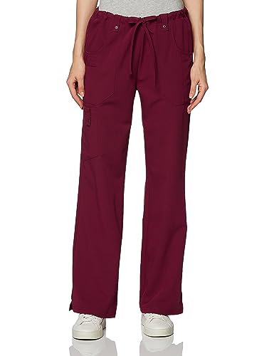 Dickies Damskie spodnie Xtreme stretch średni stan ściągane troczkami Cargo Pants, D-wino, 5XL