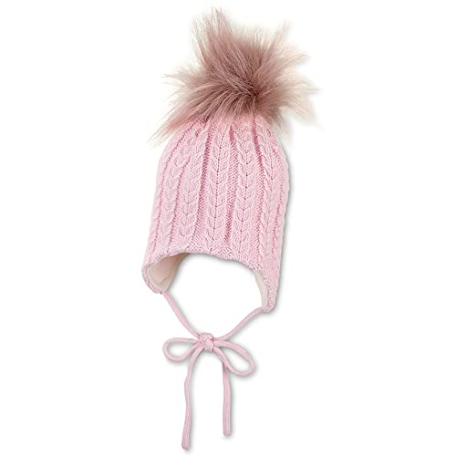 Sterntaler Strickmütze Unisex-Bimbi Czapka, różowy, 45