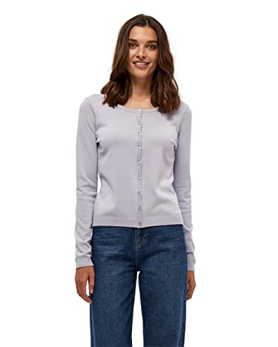 Minus Sweter damski New Laura Cardigan, Cosmic Lavender, L