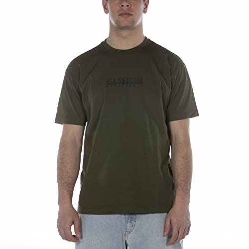 Napapijri T-shirt męski, Green Depths, S