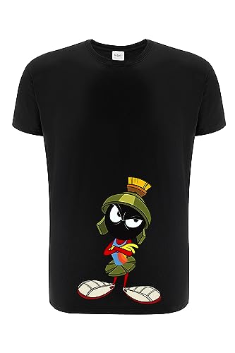 ERT GROUP oryginalny i oficjalnie licencjonowany Looney Tunes czarny T-shirt męski wzór Space Jam 034, jednostronne drukowanie, rozmiar L, Space Jam 034 Czarny, L