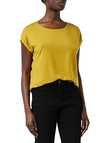 Vero Moda Vmava Plain Ss Top Ga Noos Koszulka Kobiety, Herbata chai, S