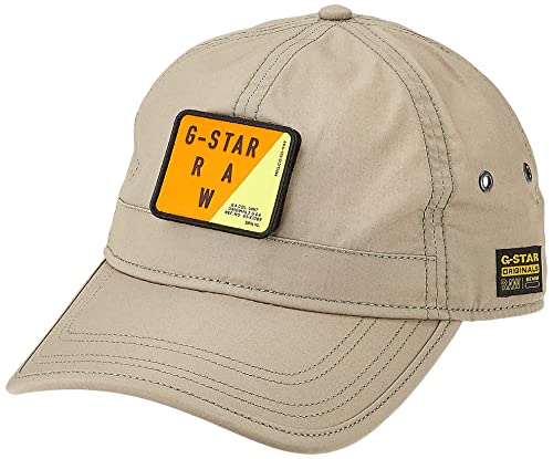 G-STAR RAW Męska czapka z daszkiem Avernus, beżowa/khaki (dk Lever A790-B416), jeden rozmiar