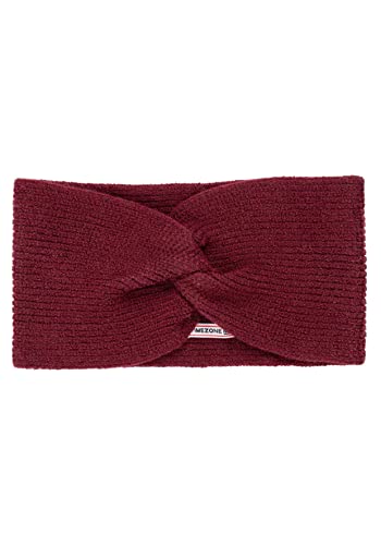 Timezone Unisex Headband czapka beanie, Barolo red Melange, OS