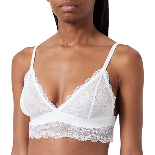 KARL LAGERFELD Damski biustonosz z koronką, Ivory, M