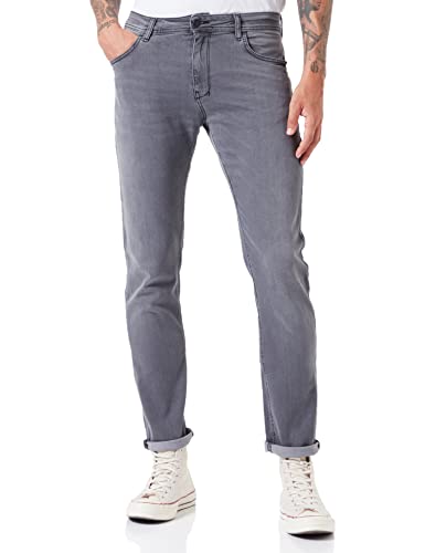 Sisley Spodnie męskie, Jasnoszary denim 700, 35W Regularny
