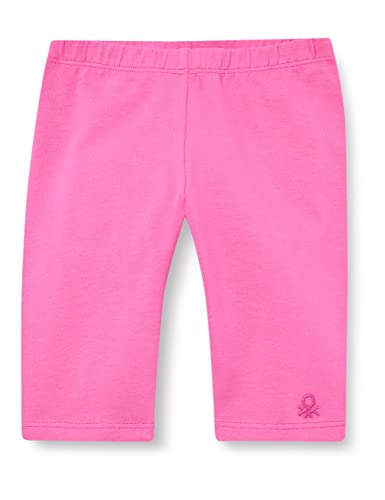 United Colors of Benetton Legginsy rzeźbione dla dziewczynki, Fuxia 1y8, 98