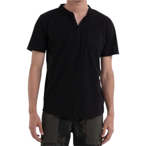 Replay Męski T-shirt M6452, 098 Black, XXL, 098 BLACK, XXL