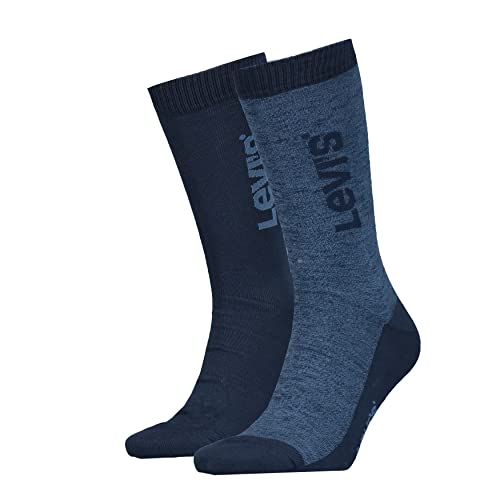 Levi's Skarpety Mouline Blocking CLSSC Unisex, Blue Combo., 39 EU