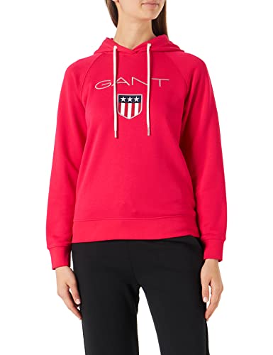 GANT Damska bluza z kapturem Shield Sweat Hoodie bluza z kapturem, Sunset różowa, M