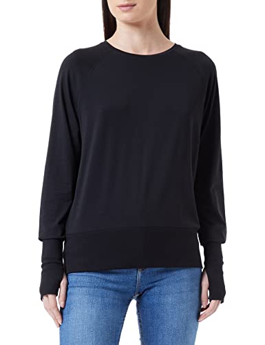 ESPRIT Sports Damska bluza Sus Ls Bk Open, czarny, M