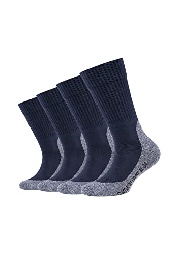 Camano 1103722000 - skarpety sportowe dla dzieci pro tex function 4 pary, rozmiar 31/34, kolor niebieski, niebieski, 31