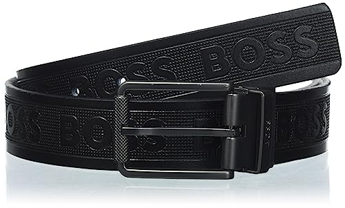 BOSS Pasek męski Apparel, czarny (Black1), 90