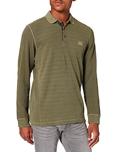 Camel Active Męska Koszulka Polo 4093616P01, Brązowy Olive Brown, 5Xl