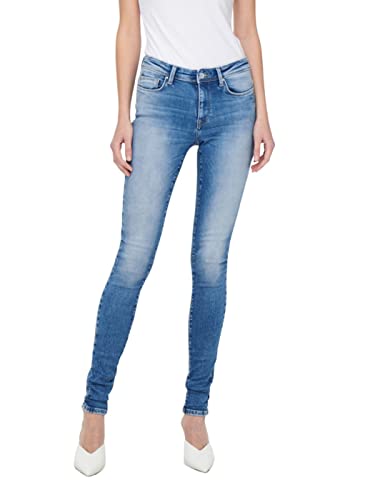 ONLY OnlShape Reg dżinsy damskie skinny fit, Light Medium Blue Denim, 25W / 32L
