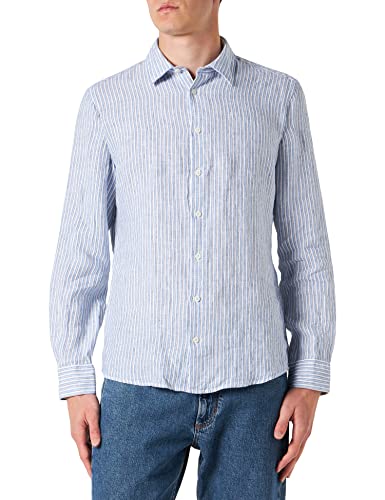 Seidensticker Męska koszula z długim rękawem, regularny krój, jasnoniebieska, M, jasnoniebieski, M