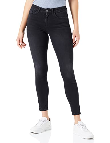 ONLY Onlblush Mid Ankle Zip DNM Box damskie spodnie jeansowe skinny, czarny, 34-S-L