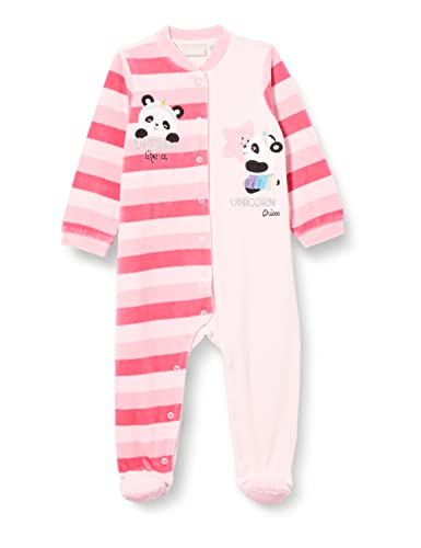 Chicco Śpioszki dla niemowląt z otworem z przodu dla noworodków i małych dzieci, Rosa, 6 Miesiące