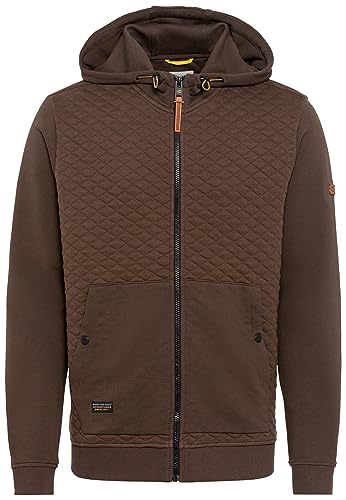 camel active Męska kurtka z dzianiny, Dark Choclate, XXL