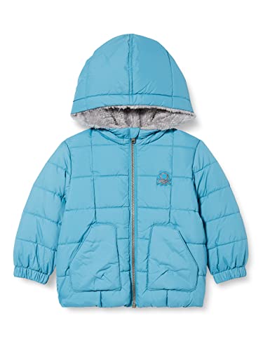 United Colors of Benetton Kurtka dla dzieci i młodzieży, Niebieski 16r, 116