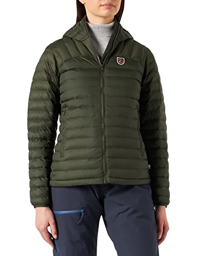FJÄLLRÄVEN Damska bluza z kapturem Expedition Lätt W, Głęboki las, S