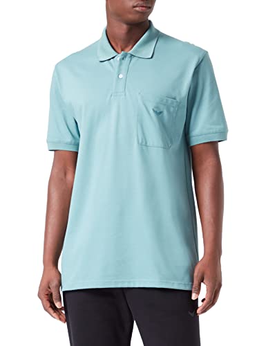 Trigema Męska koszula polo, 627602, trawa morska, XL, trawa morska, XL