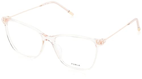 Furla VFU635 Okulary, Shiny TRANSPARED Pink, 54 damskie, Shiny Transścienny Pink, 54