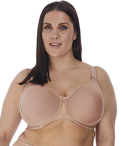 Elomi Damski T-shirt Charley bezszwowy oddychający dystans biustonosz z fiszbinami, płowy, 44DD