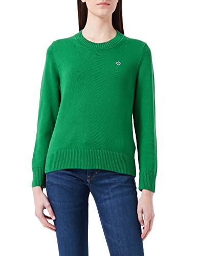 GANT Damski sweter Icon G Cotton C-Neck, Lavish Green, XS