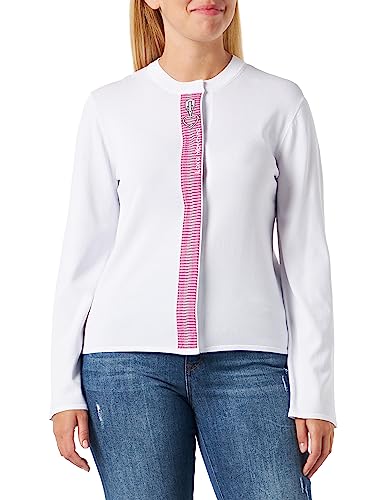 Love Moschino Damska kurtka kardiganowa, Optical White, 48, optical white, 48