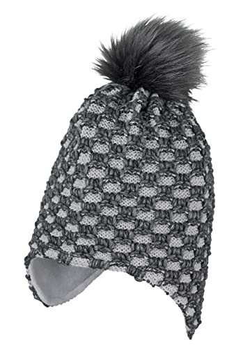 Sterntaler Niemowlęta czapka niemowlęca czapka z wzorem w romby, jasnoszary, 55 cm