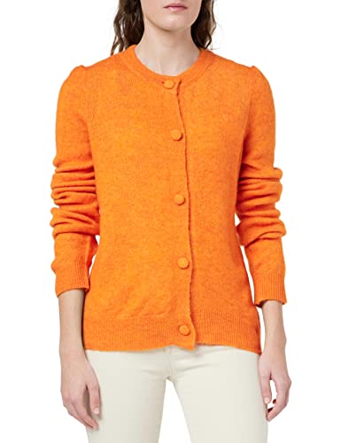 ICHI Damska kurtka z dzianiny IHKAMARA CA4, 161164/Orange Pepper, S