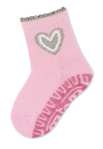 Sterntaler Unisex dziecięce błyszczące skarpety Flitzer AIR w kształcie serca, różowe, normalne, Rosa, 28