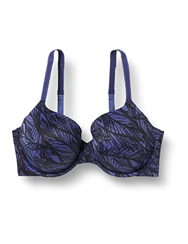 Calvin Klein Damski biustonosz z lekko wyściełanym formowanym PC, Sway Print_Soft Grape, 70D