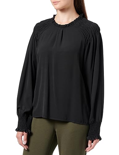 Sidona Damska bluzka 10130391, czarna, S, czarny, S