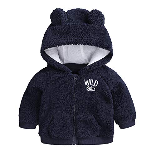 Little Hand Baby-Mädchen Jacke Bedruckt Kurtka Dziewczyna, Dunkelblau, Regularne Dziewczyny, dunkelblau, Regular