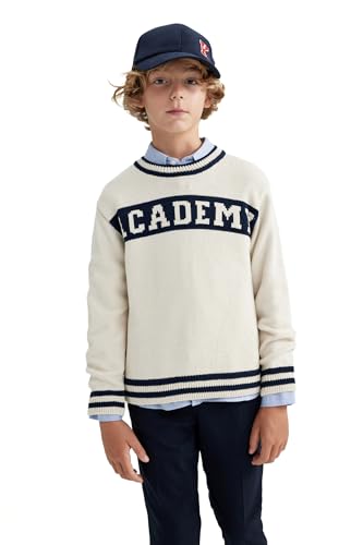 DeFacto Bluza chłopięca, écru, 13-14 lat