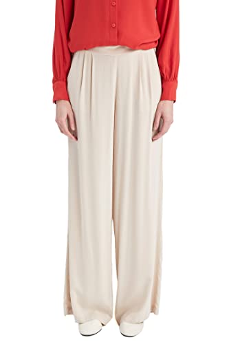 DeFacto Damskie spodnie do biegania z dzianiny na co dzień – standardowy krój, spodnie do joggingu, damskie spodnie do joggingu, dres do joggingu, Sand, 44