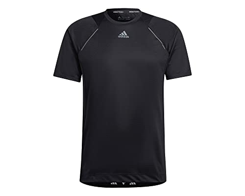 Koszulka męska adidas HIIT Spin, czarny, S