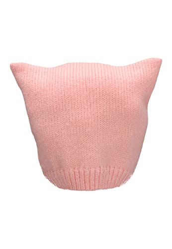 Sterntaler Dziewczęca czapka dzianinowa z uszami kota czapka, różowa, 53