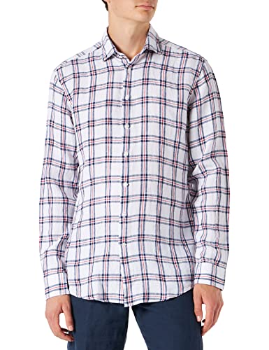 Seidensticker Męska koszula biznesowa, granatowy, 41