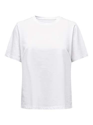 ONLY Koszulka damska ONLONLY S/S JRS NOOS Top, biała, S, biały, S