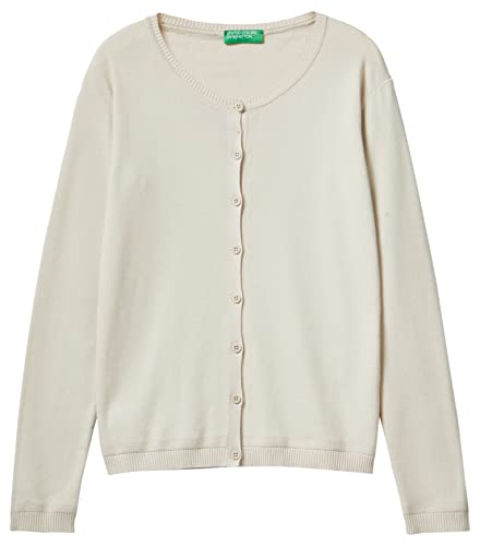 United Colors of Benetton Sweter damski z dzianiny, Beżowy Chiaro 152, XS