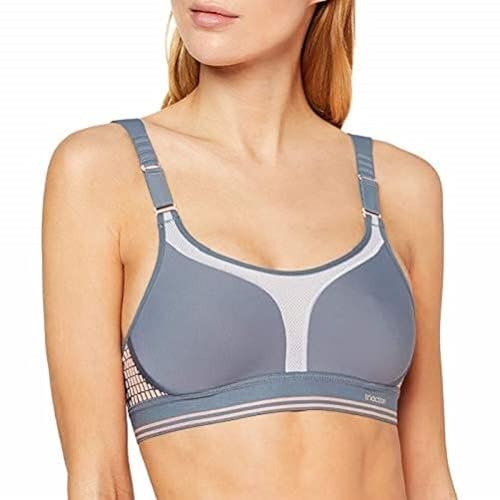 TriAction Damski biustonosz Extreme Lite N Ex Sport bez fiszbin, szary, 75A