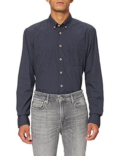 camel active Koszula męska, niebieski (Night Blue), S