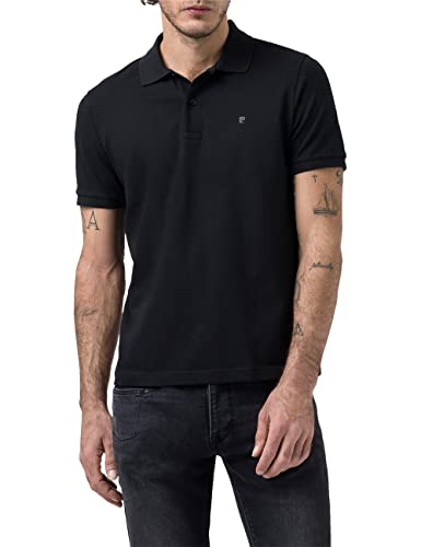 Pierre Cardin Męska koszulka polo, czarna, L, czarny, L