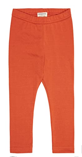 loud + proud Dziewczęce legginsy, spodnie z certyfikatem GOTS, Cinnamon, 122/128