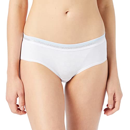 FM London Damskie damskie logo opaska majtki, biały, 44 PL