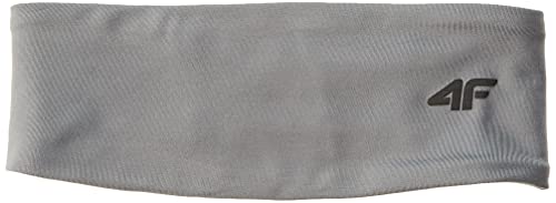 4F Opaska unisex U035, szara, szary